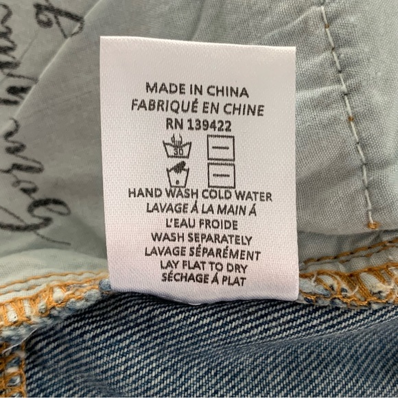 TOBI Womens Size 25 Denim Mini Skirt Blue Medium Wash NWT - Picture 8 of 9